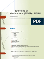 Management of Medications
