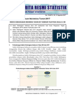 Berita Resmi Statistik BPS Agustus 2017