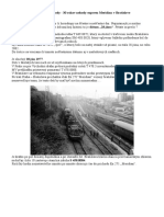 Železničné Nehody - 30 Rokov Nehody Expresu Meridian V Bratislave