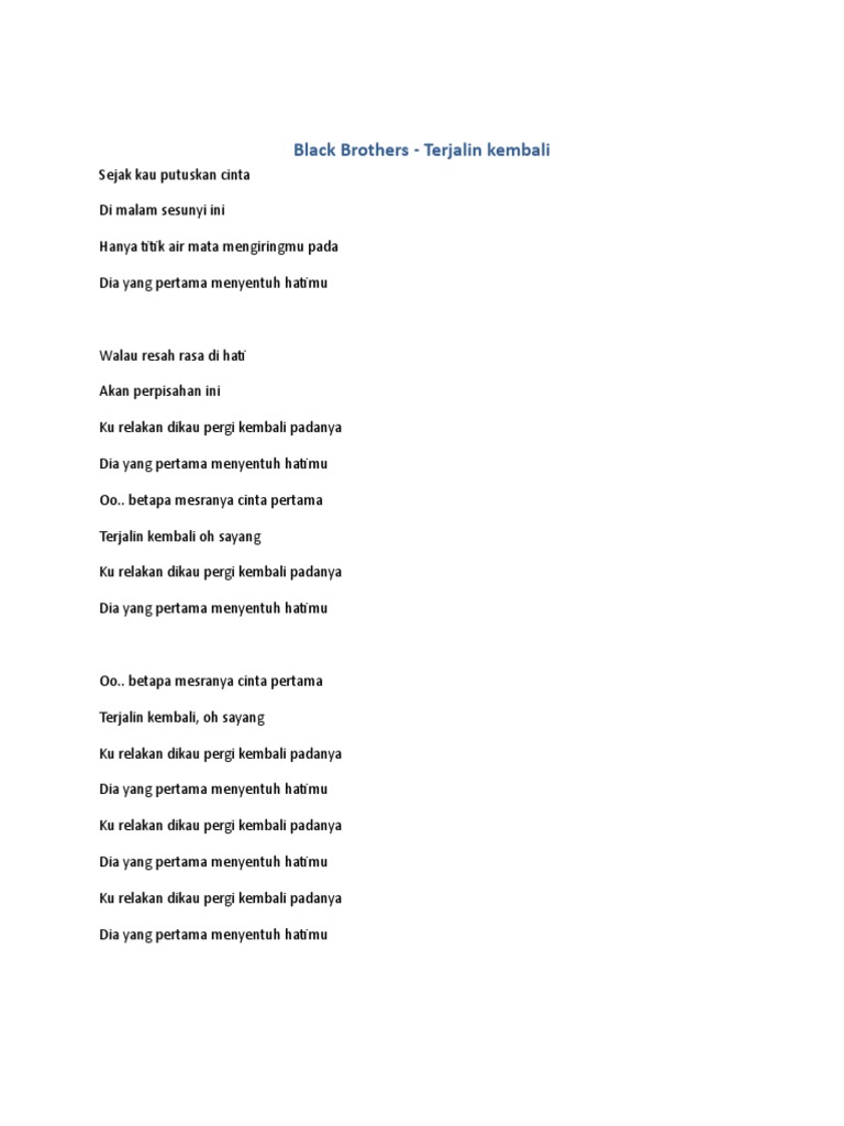 Lirik Lagu Perpisahan