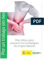 Diez Ideas para Evitar La Lumbalgia de Origen Laboral