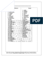 Daftar Kosa Kata