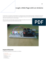Control LEDs Through A Web Page With An Arduino