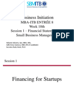 Business Initiation 2016 by SRS - Financial for Startup (1)