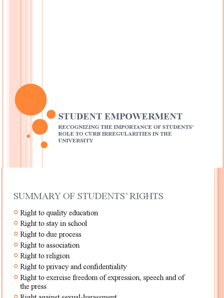 Student Rights and Reporting Irregularities | PDF