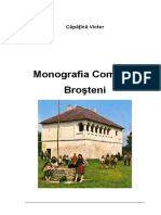 Monografia Comunei Brosteni - Mehedinti