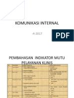 Komunikasi Internal 28-1-2016