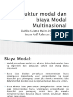 Struktur Modal Dan Biaya Modal Multinasional