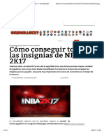 Cómo Conseguir Todas Las Insignias de NBA 2K17