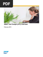 ABAP Test Cockpit - Overview