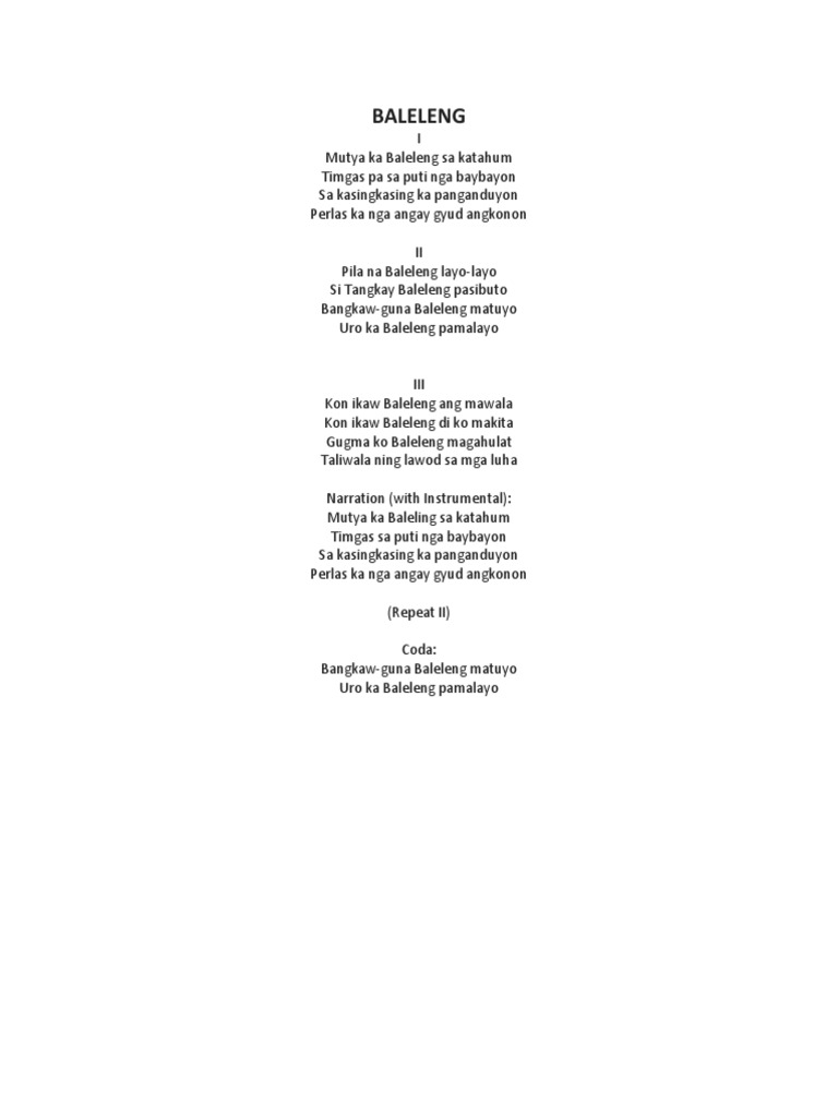 Bale Leng | PDF
