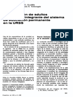 ONUCHKIN y TONKONOGALA - Educación Adultos y Permanente URSS (Perspectivas VIII.2, 1978)