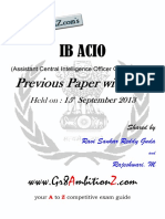 IB ACIO Previous Paper 2013 Gr8AmbitionZ PDF