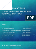 Konsep Istirahat Tidur & Askep Gangguan Istirahat Tidur