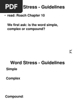 24 Word Stress