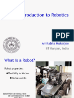 Introduction To Robotics: Amitabha Mukerjee