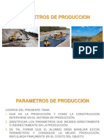 Parametros de Produccion