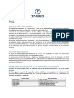 TASER FAQ España PDF