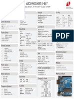 Arduino Cheat Sheet PDF