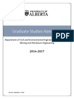 Graduate Studies Handbook 2016 17