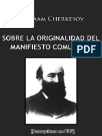 Cherkesov, Varlaam - Confesión de Karl Kautsky Sobre La Originalidad Del Manifiesto Comunista (Anarquismo en PDF) PDF