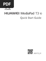 HUAWEI MediPad T3 10 - Quick Start Guide - English PDF