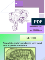 Appendicitis: Diagnosis dan Penatalaksanaan