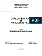 PF Ugovor o Osiguranju PDF