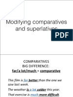 Modifying Comparatives and Superlatives: Changes Over Time