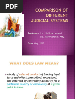 01-01 Comparison BTW Different Judicial Systems