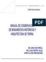 Manual de Conservacion de Monum