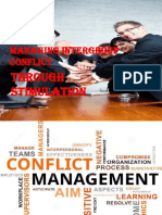 Managing Intergroup Conflict Through Communication Stimulation