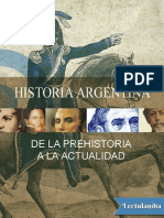 Historia Argentina Desde La Prehistoria Hasta La Actualidad AA VV 1