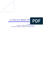 La - Teoria.de - La.medida. 1875-1925 PDF