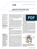 Management L Low Back Pain