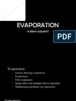 Evaporation: Yusron Sugiarto