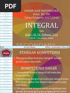 Bahan Ajar Integral Pptx