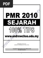 Nota Sejarah Tingkatan 1