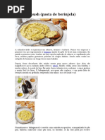 Babaganoush - Pasta de Berinjela