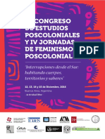 2 Circular III Congreso de Estudios Poscoloniales