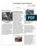 Archduke Assassination-Newspaper Template