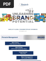 Download PF Pinnacle Foods Sept 2017 investor presentation  by Ala Baster SN358195921 doc pdf