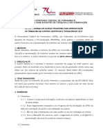 Edital de Auxilio Financeiro para Apresentacao de Trabalhos 2017