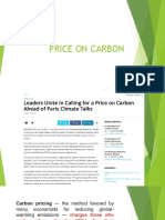 Price On Carbon