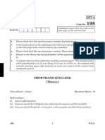 198 Shorthand (English) Theory