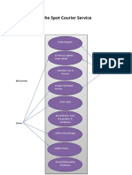 On The Spot Courier Service: Use Case Diagram