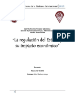 La Regulacion Del Estado y Su Impacto Economico ESIN