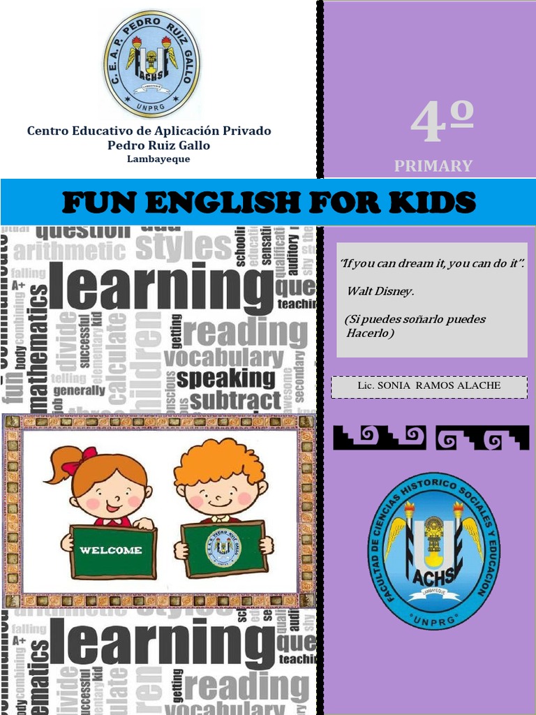 Fun English Activities for Kids | PDF | Aprendizaje | Cognición