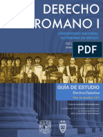 Derecho Romano 1 1 Semestre PDF