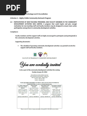 COMPLIANCE REPORT Supporting Documents